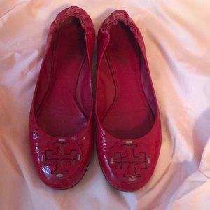 Dark Pink Tory Burch Flats